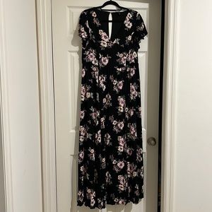 Long  floral dress